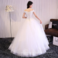 Korean Fancy bride dress Off Shoulder Heavy Beaded wedding dress bridal gowns